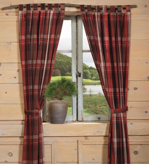 Rustic Cabin Curtains Drapes