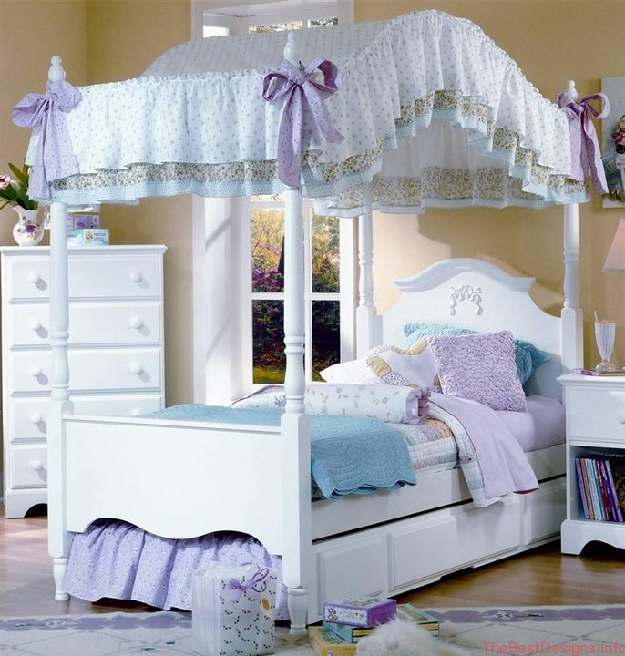 Girl Canopy Bed King Size