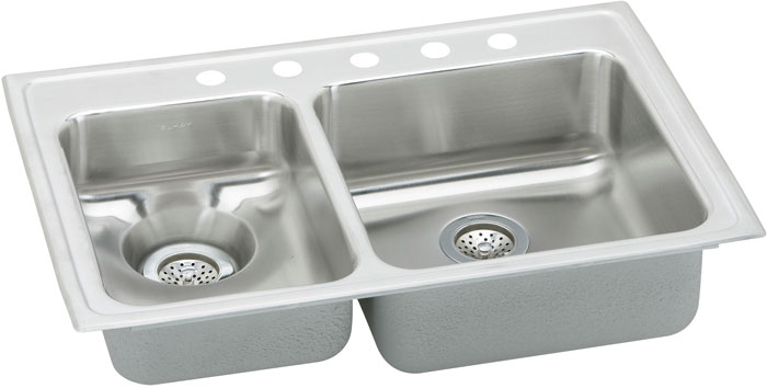 Stainless steel kitchen sink double bowl