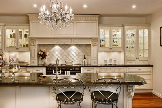 French country kitchen cabinets