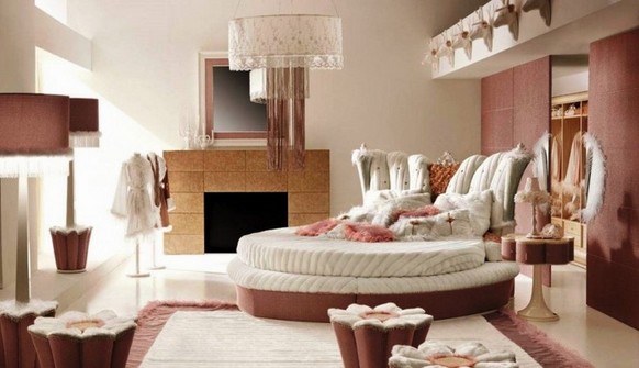 Round bed for girl