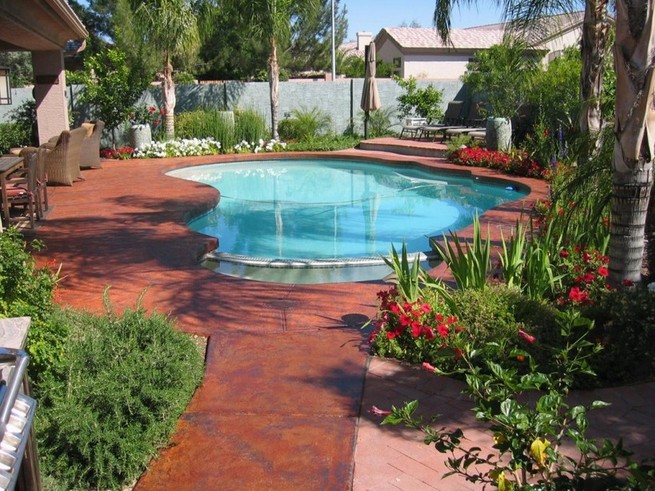 Painting A Concrete Patio To Look Like Tile