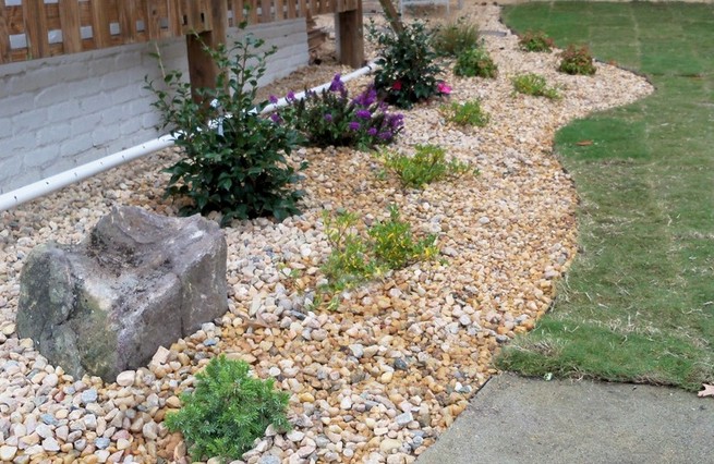 Rock Mulch Landscaping Ideas
