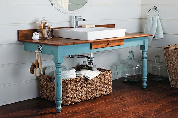 Build your own modern bathroom vanity