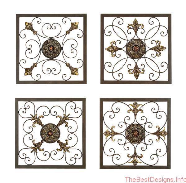 Metal Wall Art Elegant Tuscan