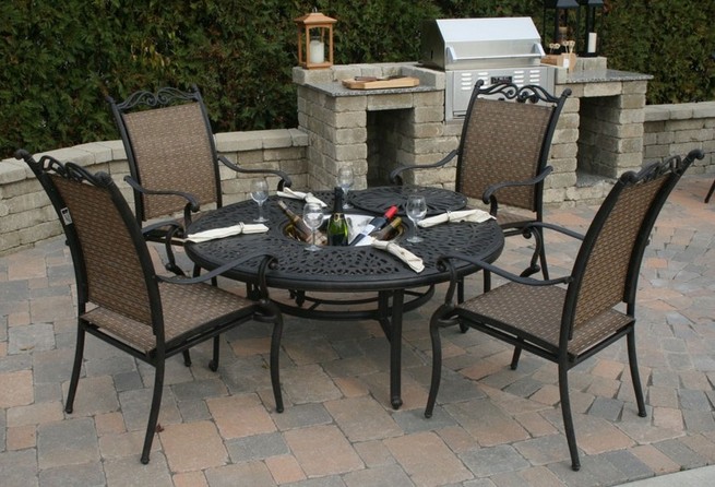Patio chairs high back