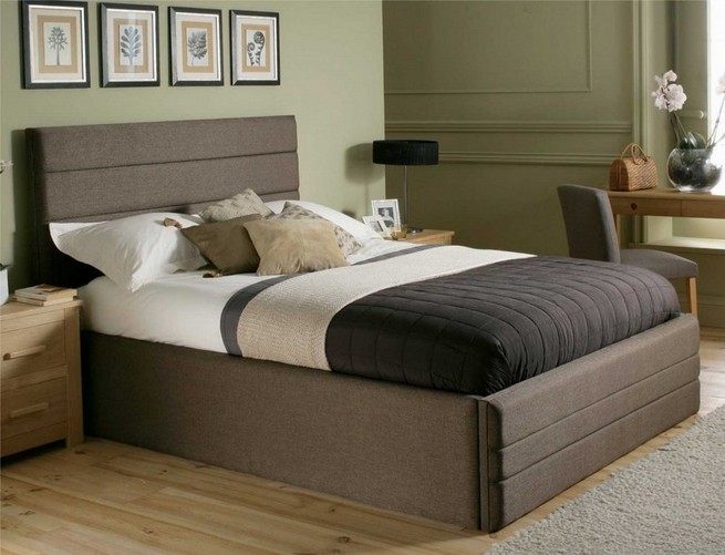 Twin headboard grey