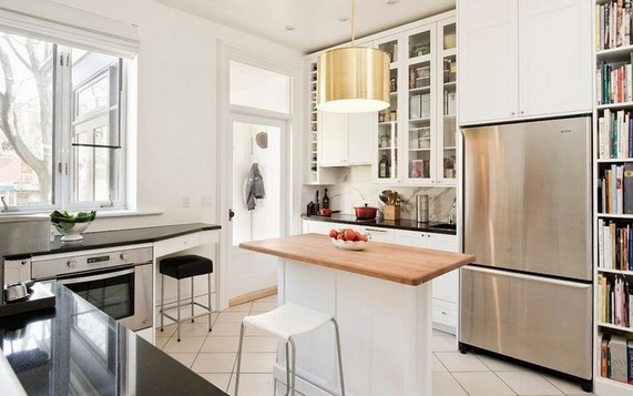 Kitchen storage ideas for cookbooks