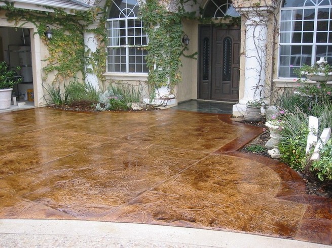 Painting A Concrete Patio Floor