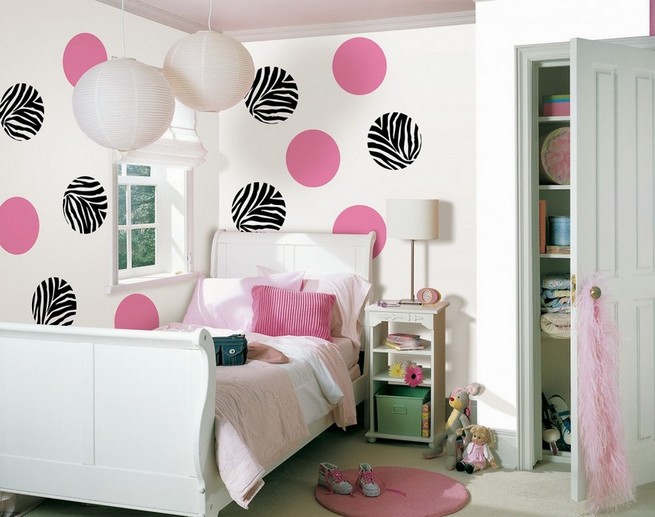 Wallpaper teenage bedroom
