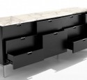 Office credenza black