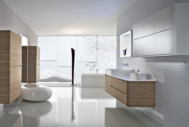 High end contemporary bathroom vanities