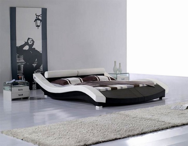Platform bed modern