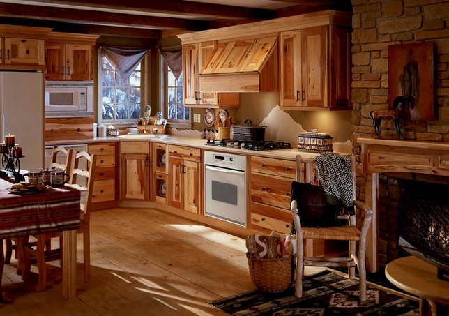 Rustic modern kitchen cabinets