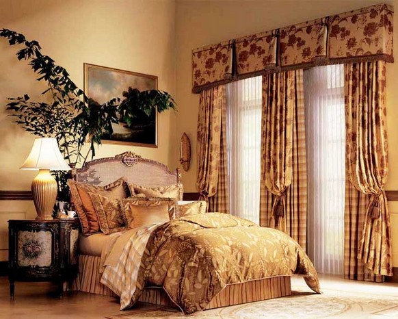 Rustic living room window treatments