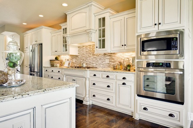 Kitchen granite countertops and backsplash ideas