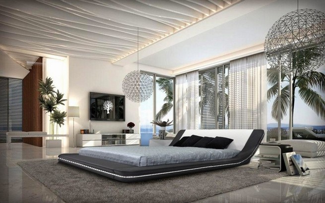 Platform bed metal