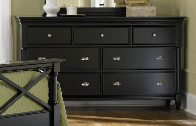 Bedroom dressers black