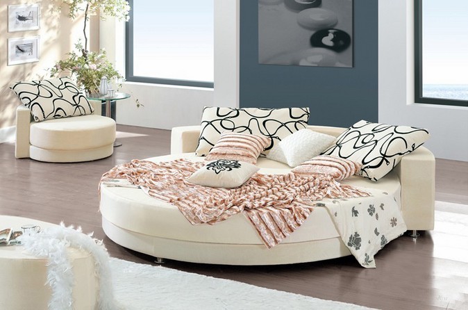 Round bed headboards