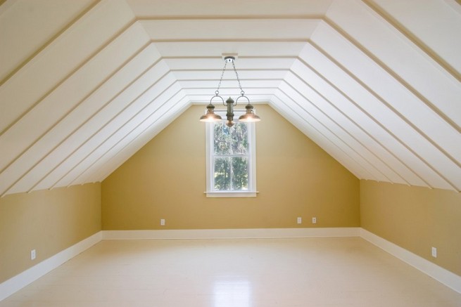 Attic finishing design ideas
