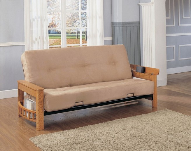 Queen size futon frame wood