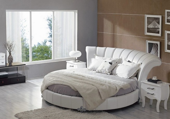 Round bed mattress