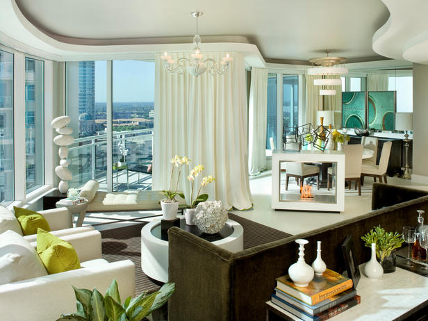 Decorating living room window treatments
