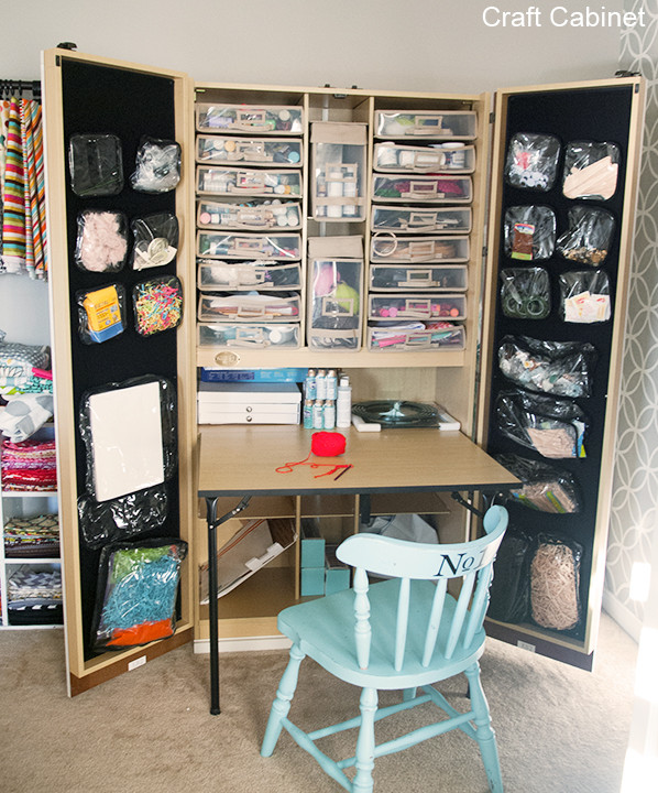 Craft Storage Cabinet Plans