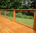 Welded Wire Deck Railing Designs