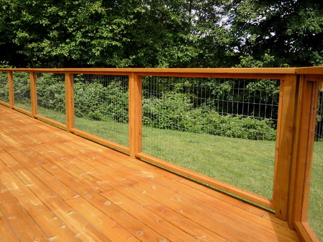 Welded Wire Deck Railing Designs