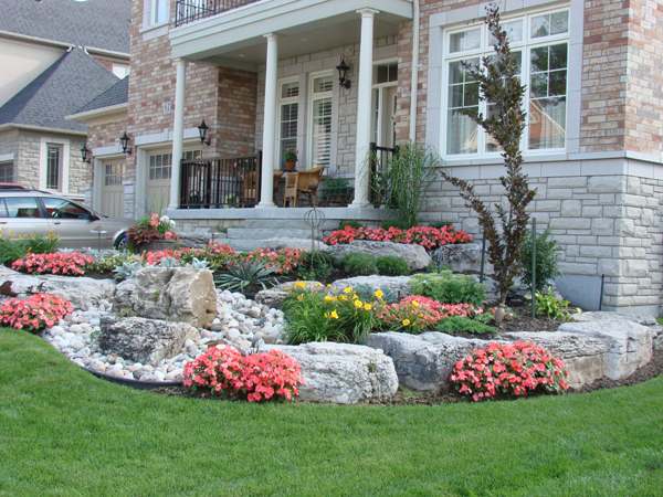 Landscaping Ideas For Front Yard With Rocks