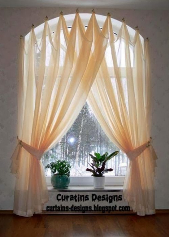 Diy Window Treatments For Arched Windows