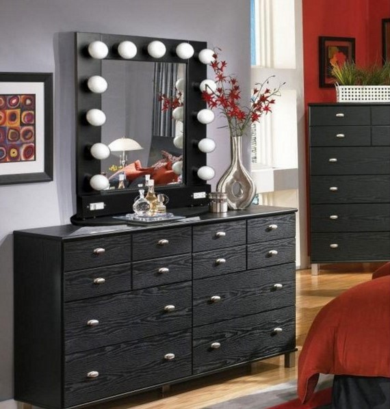 Lighted Vanity Table Mirror