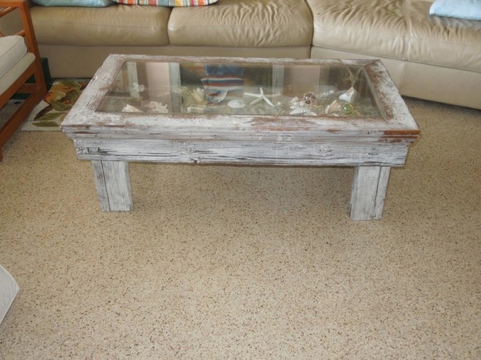 Rustic Shadow Box Coffee Table