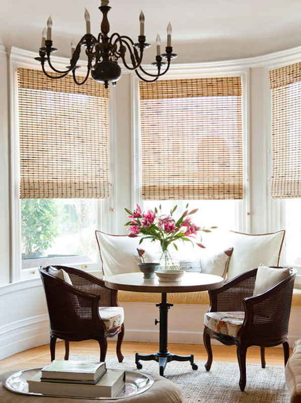 Kitchen Nook Window Treatments