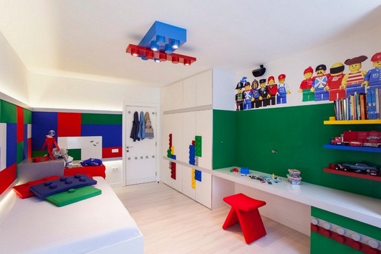 Lego Activity Table With Storage Ottomans