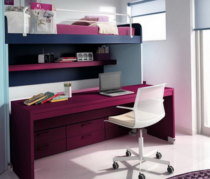 Loft Bed With Desk On Top