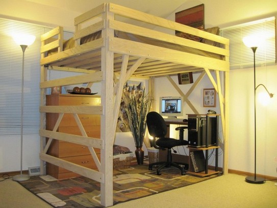 Loft Bed With Desk Designs