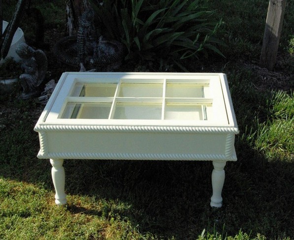 Shadow Box Glass Coffee Table