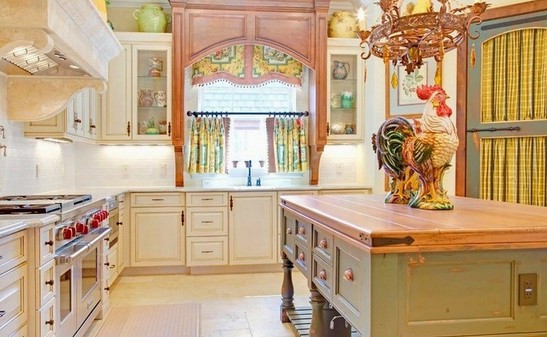 Country Kitchen Window Treatments