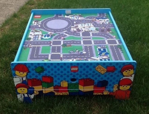 Lego Activity Table With Playmat
