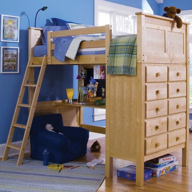 Loft Bed With Desk And Dresser