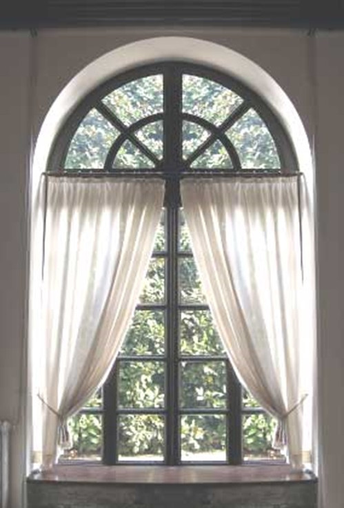 Diy Half Round Window Treatments