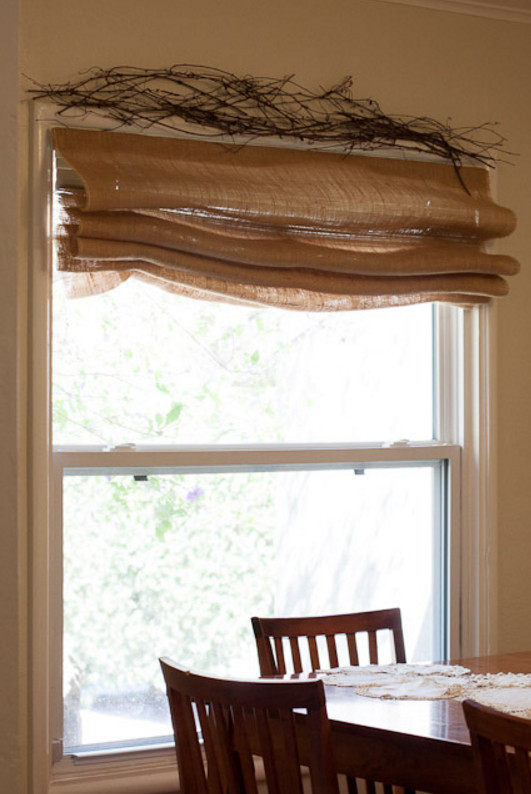 Diy Window Treatments Over Blinds