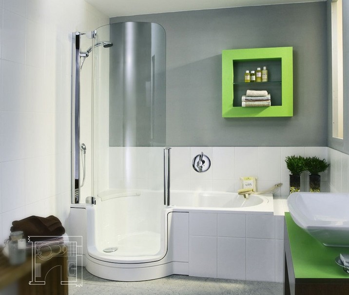 Bathtub And Shower Combo
