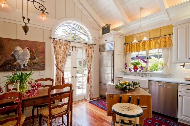 Window Treatments For French Country Kitchen