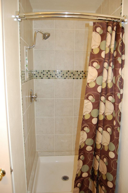 Bowed Shower Curtain Rod