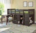 Loft Bed With Large Desk