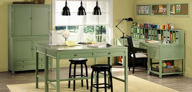 Craft Room Tables And Storage