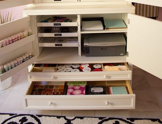 Craft Cabinets With Drawers